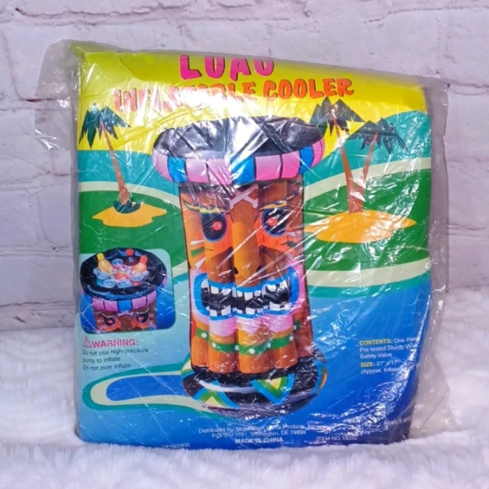 Luau Inflatable Cooler Party Beach New